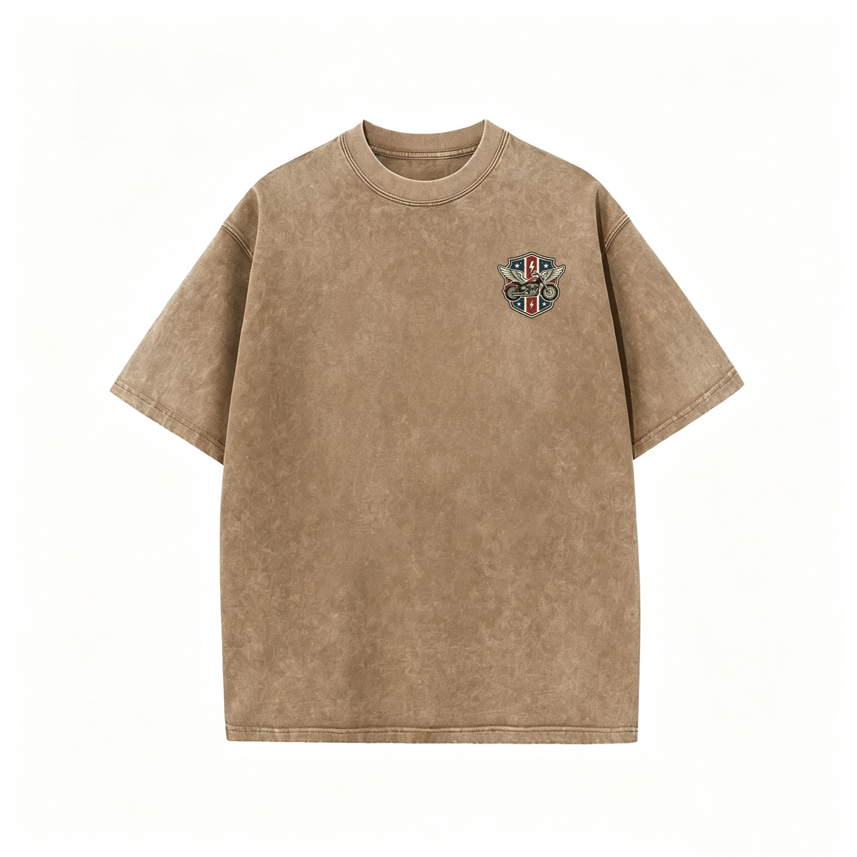 Unisex Autumn Short-Sleeve Tee – Pure Cotton with Small Printed Logo