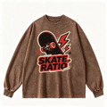 Vintage-wash sweatshirt