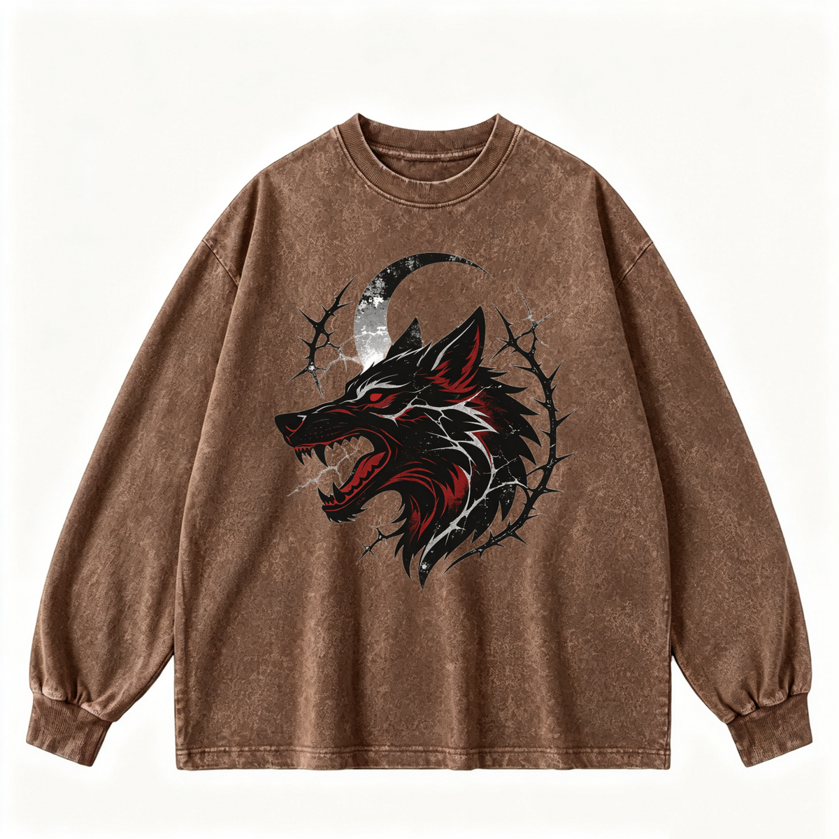 Vintage-wash sweatshirt