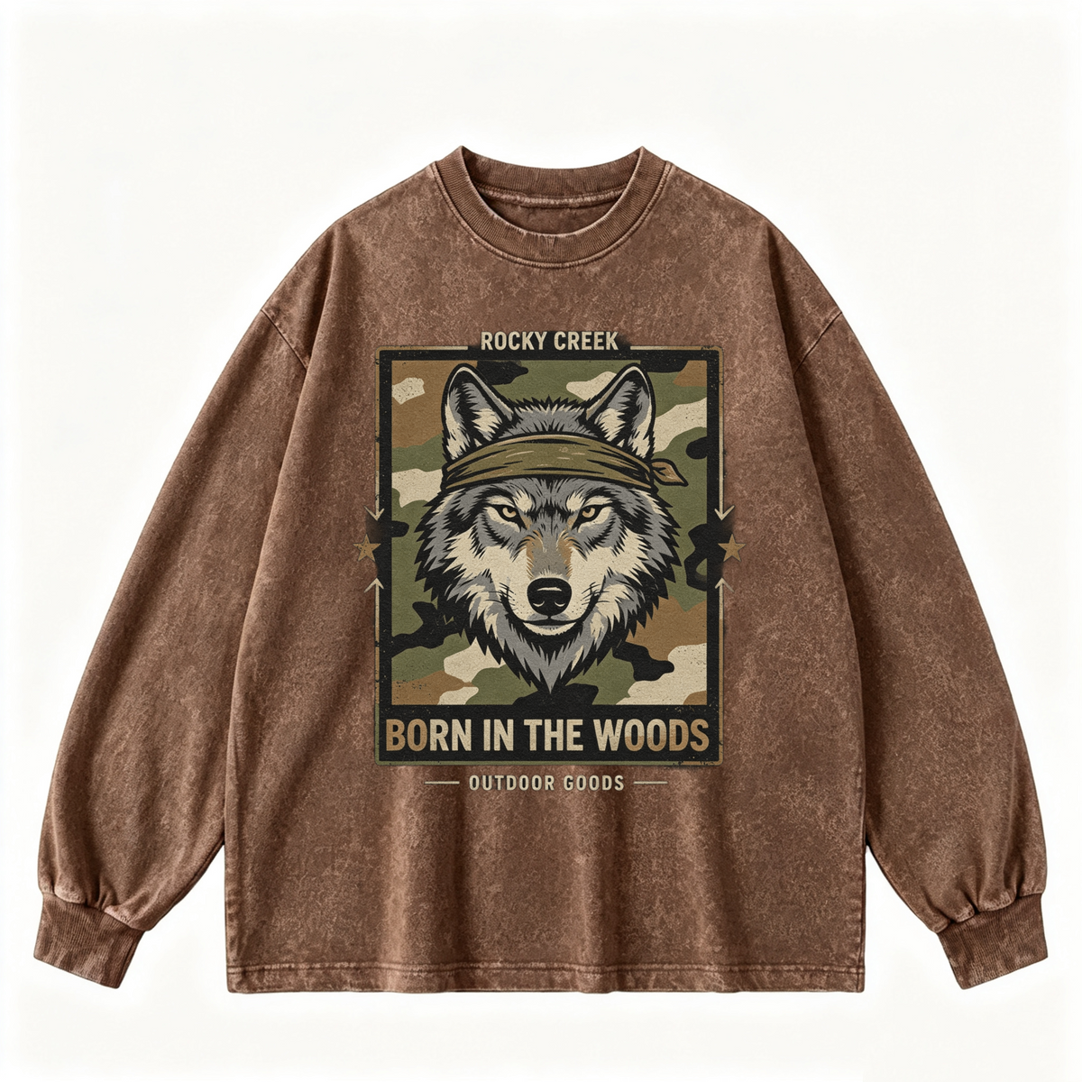Vintage-wash sweatshirt