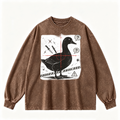 Vintage-wash sweatshirt