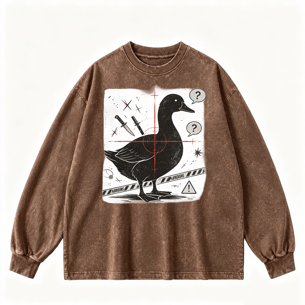 Vintage-wash sweatshirt