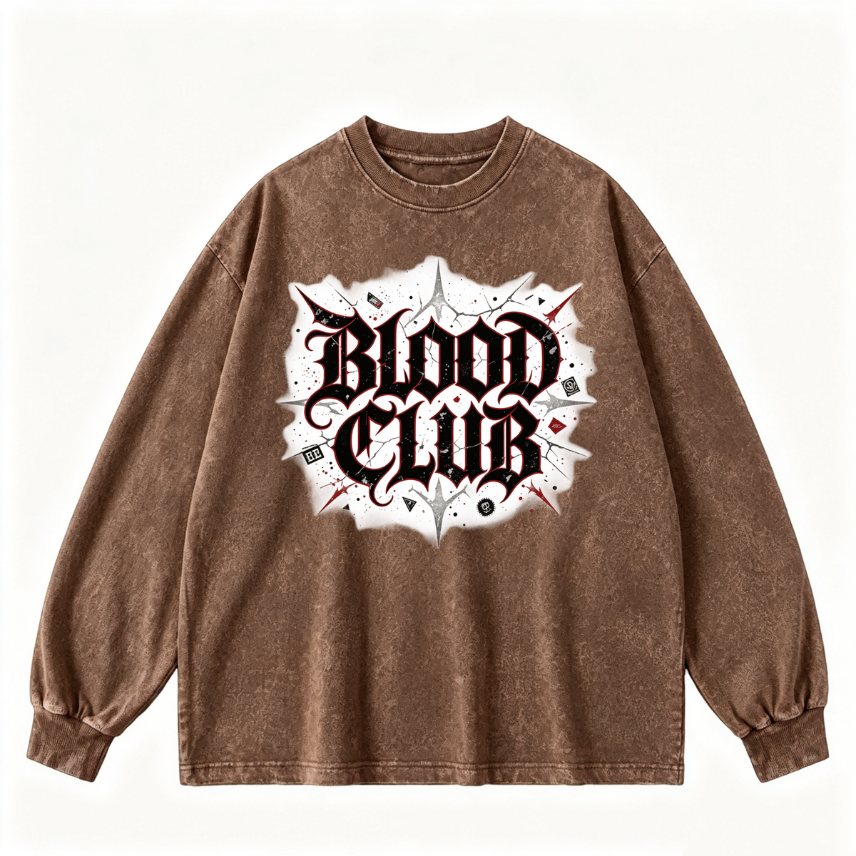 Vintage-wash sweatshirt