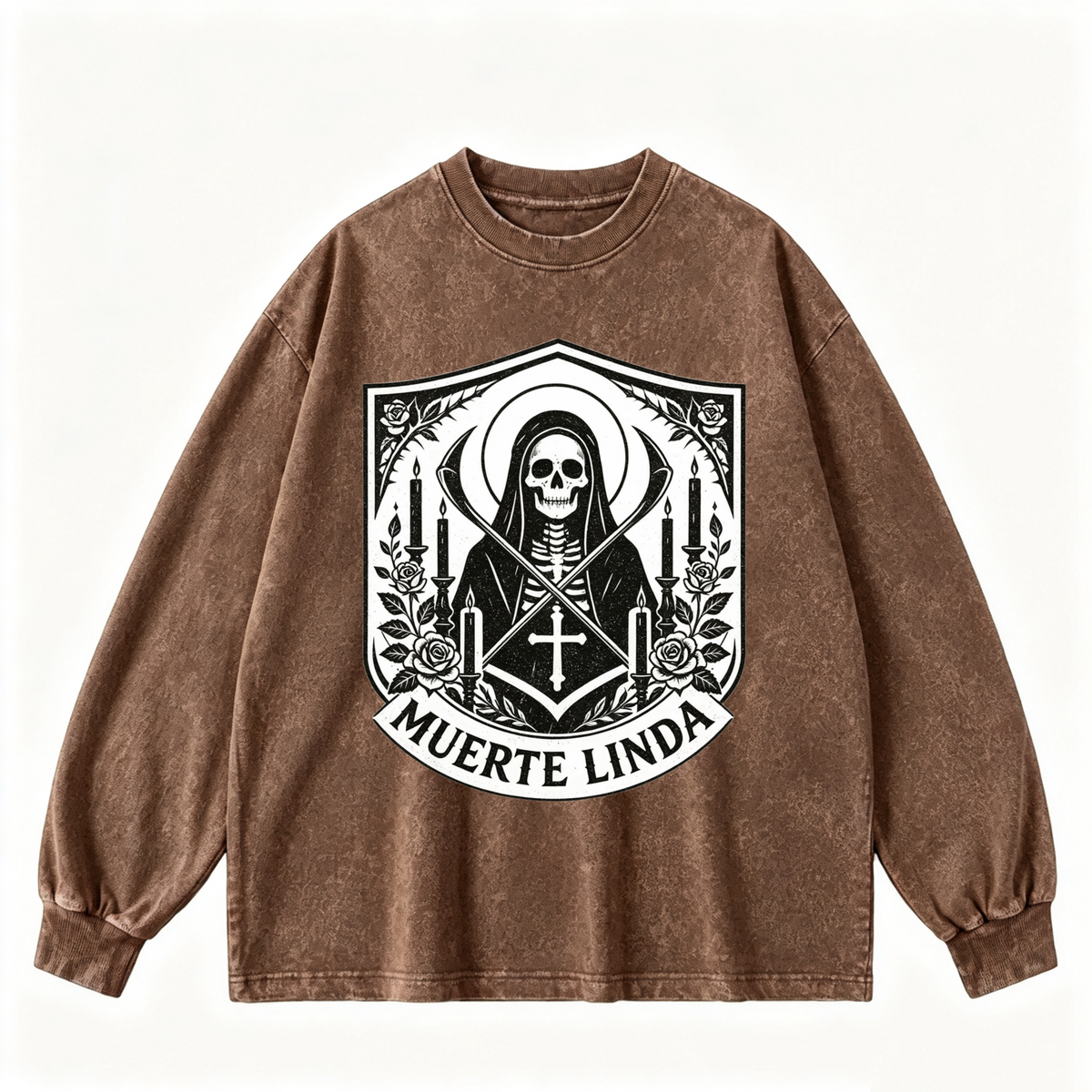 Vintage-wash sweatshirt
