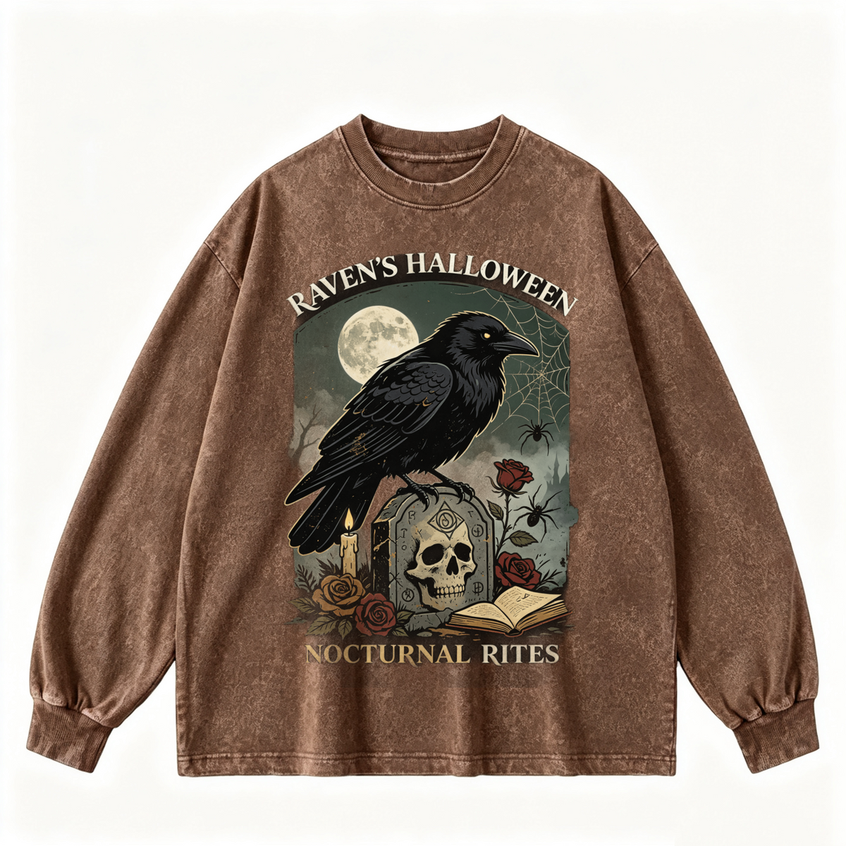 Vintage-wash sweatshirt