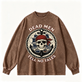 Vintage-wash sweatshirt