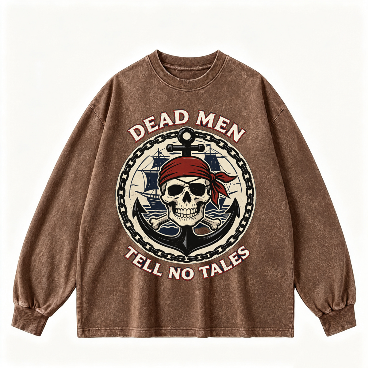 Vintage-wash sweatshirt