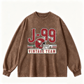 Vintage-wash sweatshirt