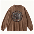 Vintage-wash sweatshirt