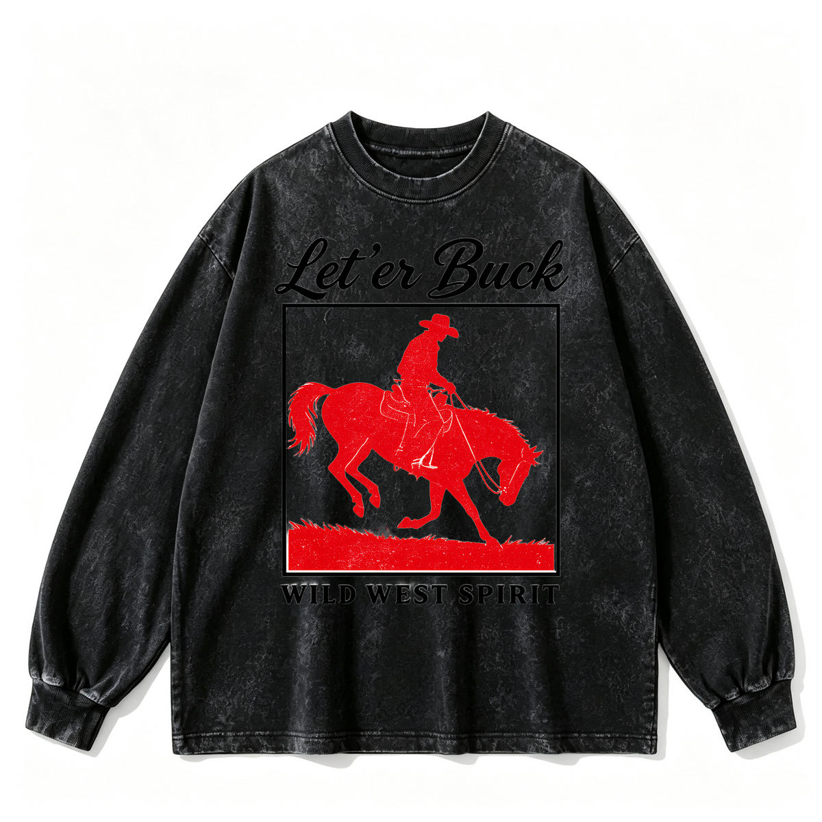 Vintage-wash sweatshirt