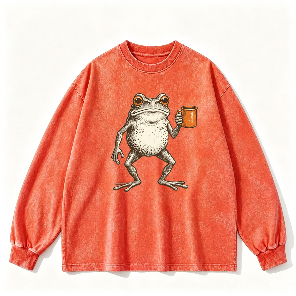 Vintage-wash sweatshirt
