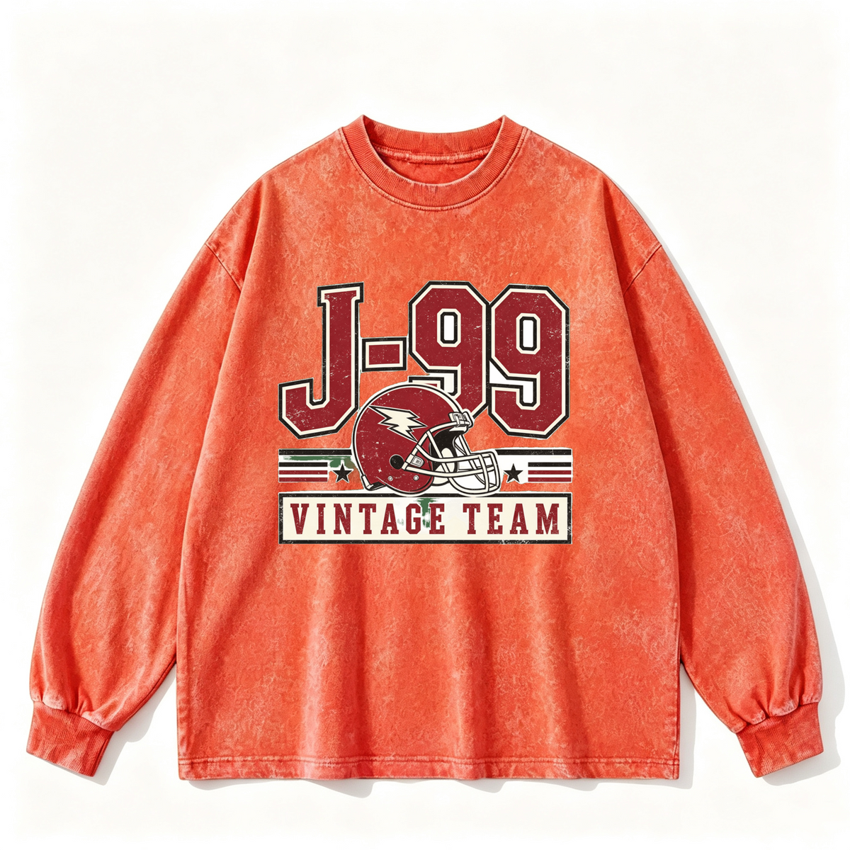 Vintage-wash sweatshirt