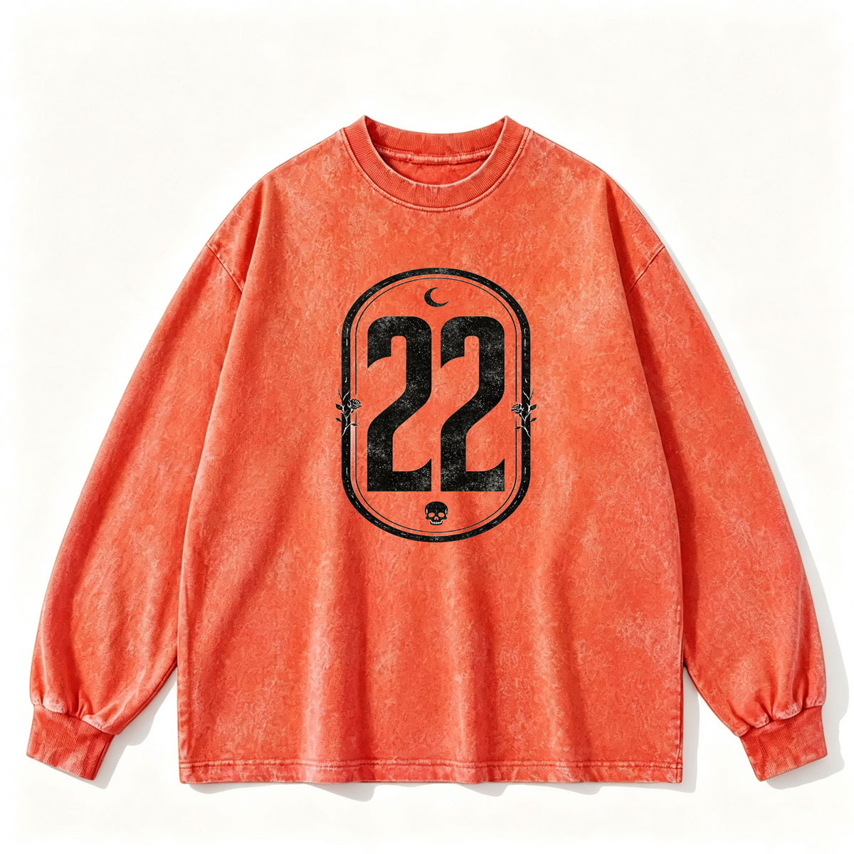 Vintage-wash sweatshirt