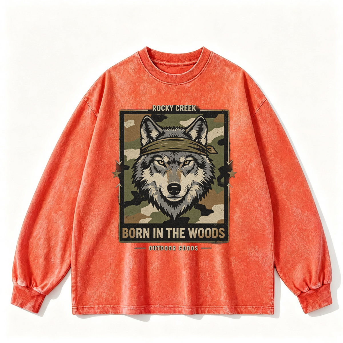 Vintage-wash sweatshirt