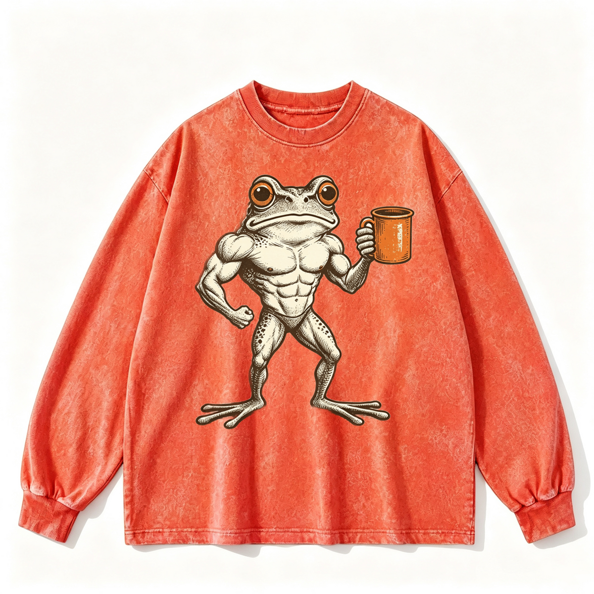Vintage-wash sweatshirt