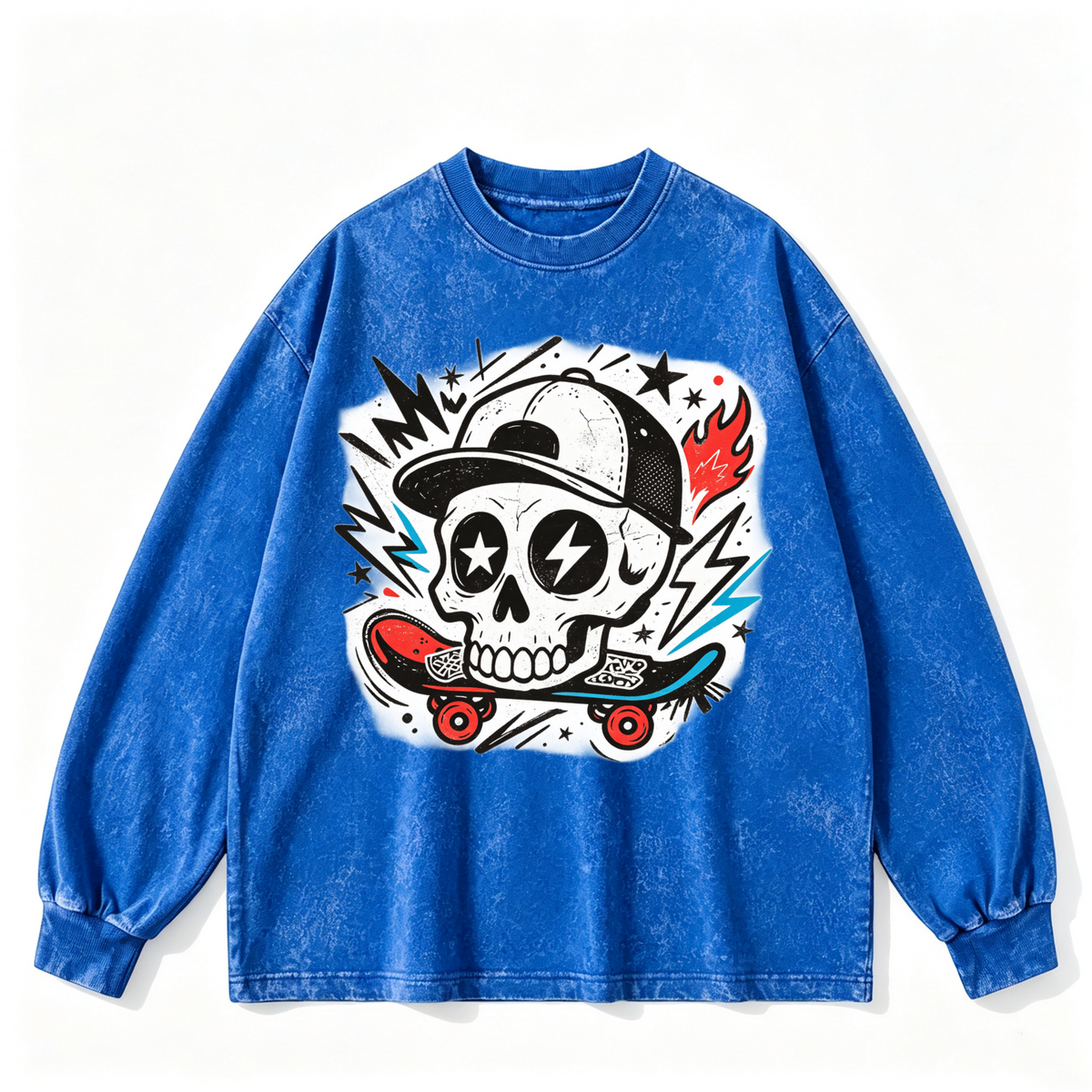 Vintage-wash sweatshirt