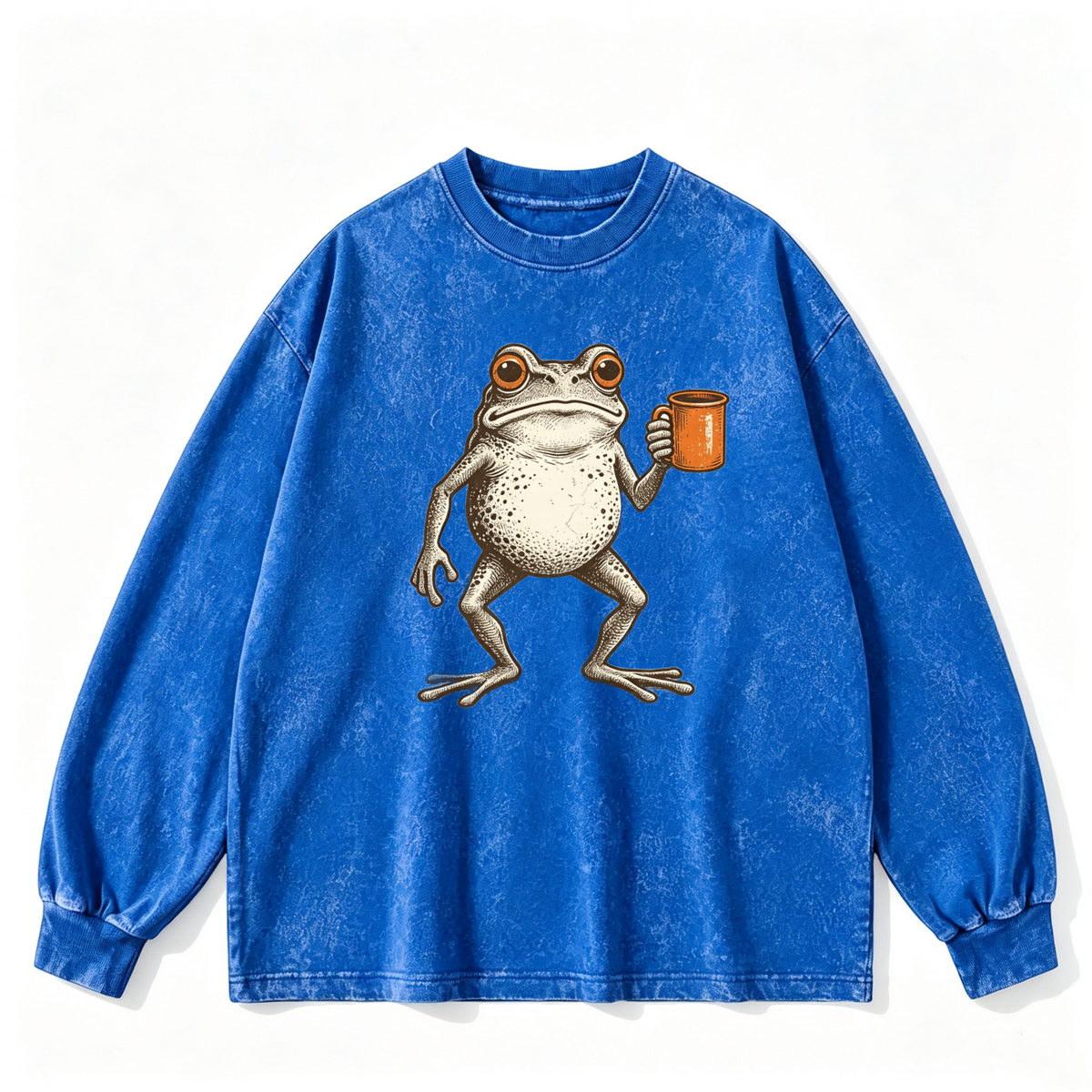 Vintage-wash sweatshirt
