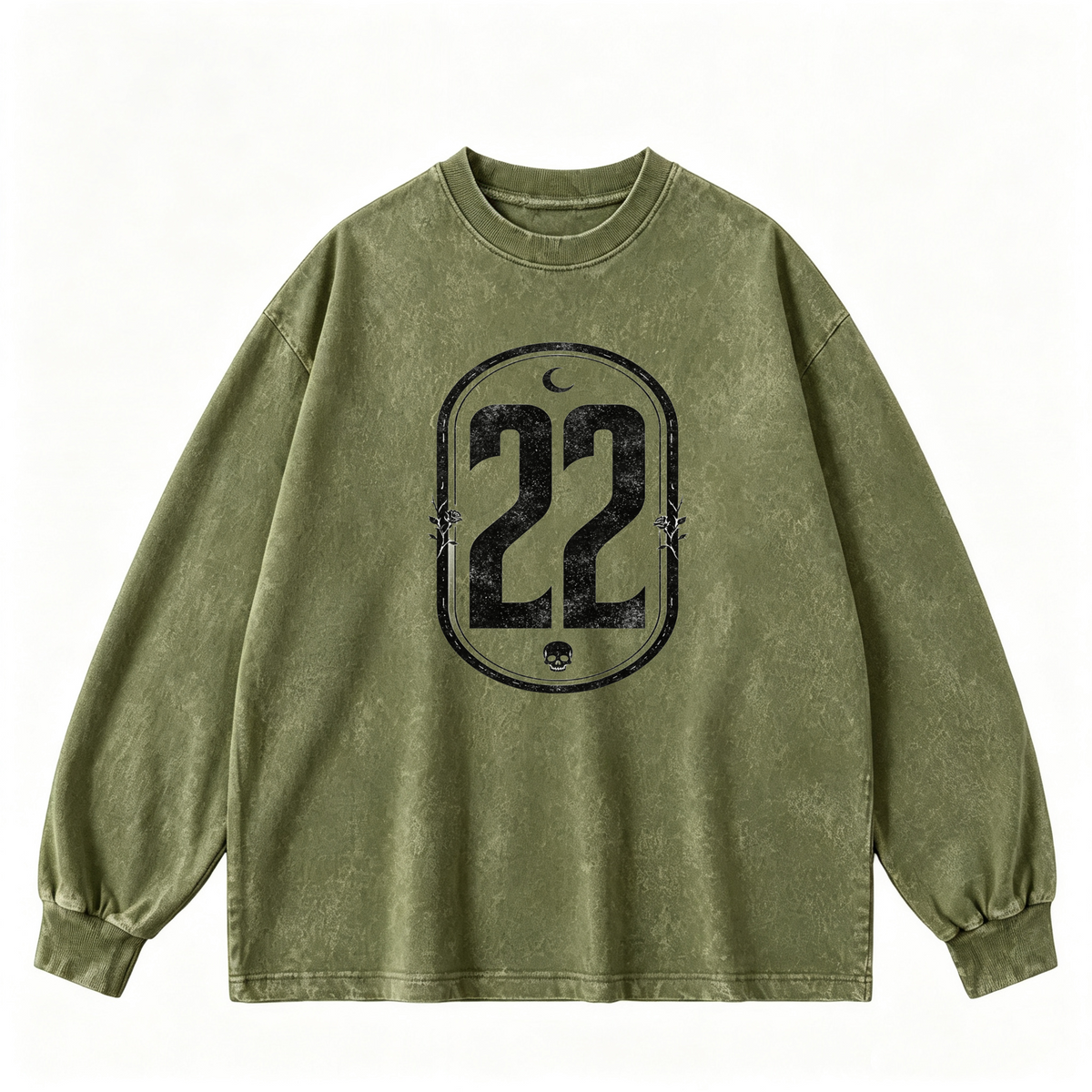 Vintage-wash sweatshirt