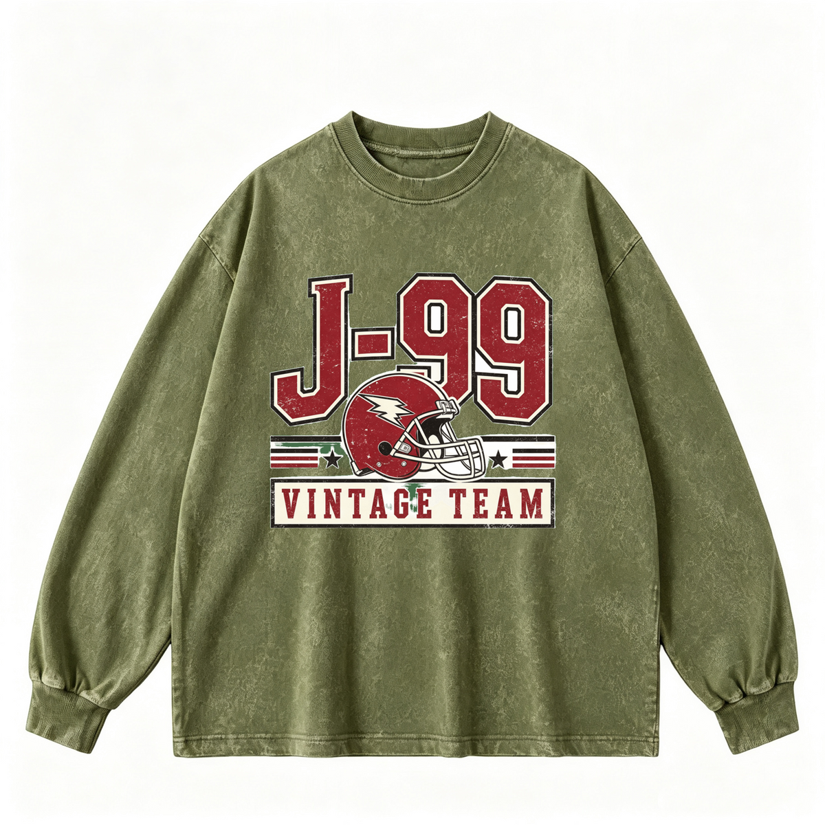 Vintage-wash sweatshirt