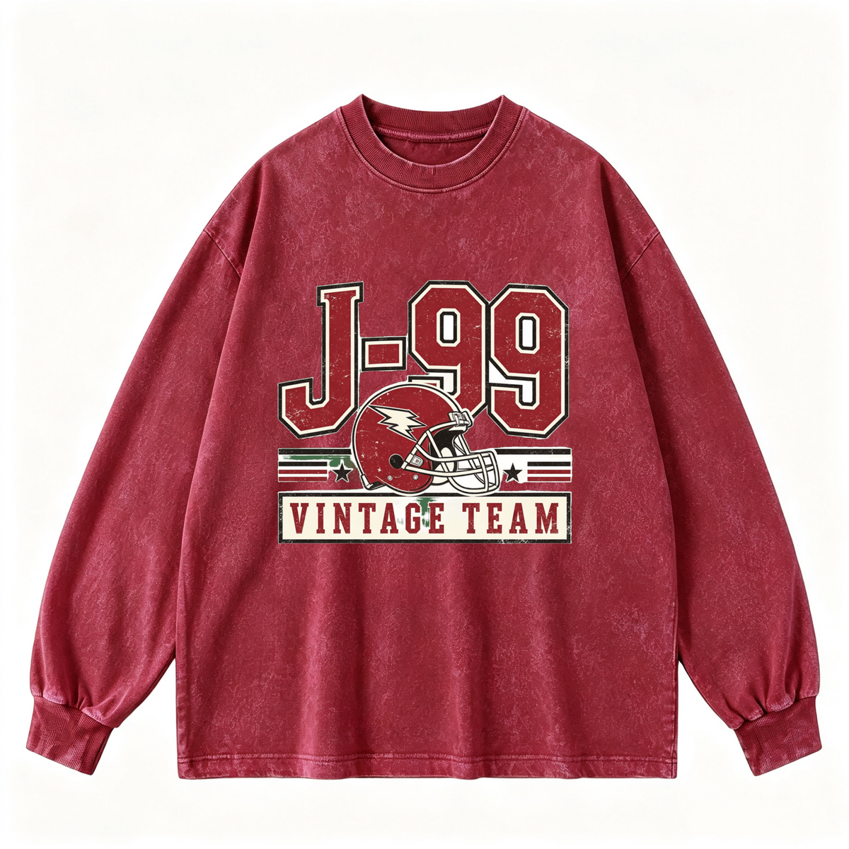 Vintage-wash sweatshirt
