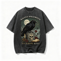 Unisex Autumn Short-Sleeve Tee – Pure Cotton with Small Printed Logo