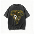 Unisex Autumn Short-Sleeve Tee – Pure Cotton with Small Printed Logo
