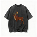 Unisex Autumn Short-Sleeve Tee – Pure Cotton with Small Printed Logo