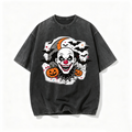 Unisex Autumn Short-Sleeve Tee – Pure Cotton with Small Printed Logo