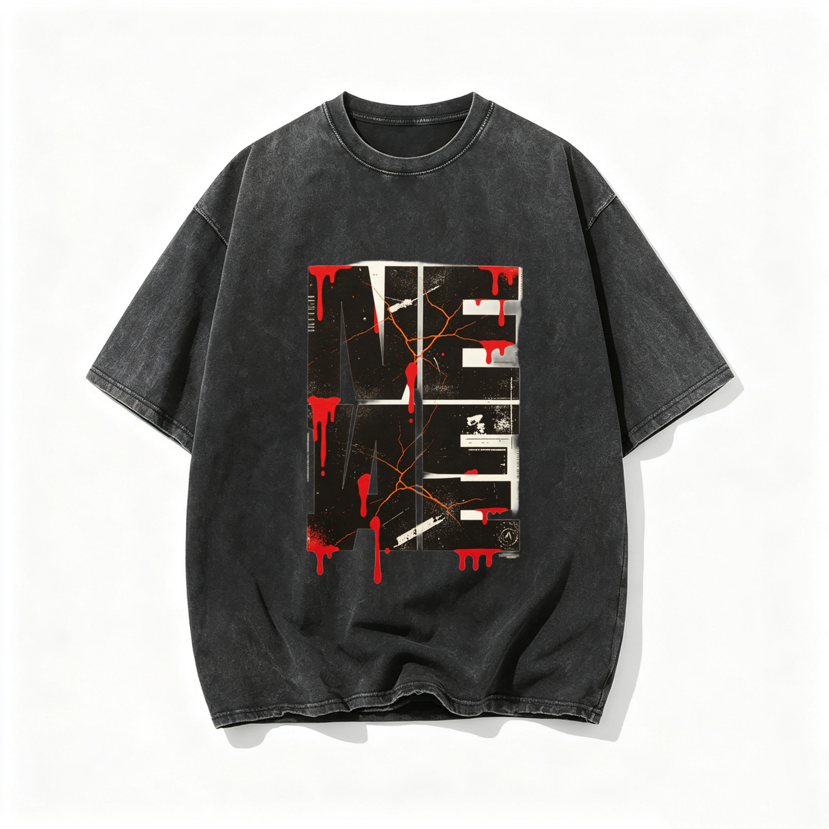 Unisex Autumn Short-Sleeve Tee – Pure Cotton with Small Printed Logo