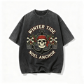 Unisex Autumn Short-Sleeve Tee – Pure Cotton with Small Printed Logo