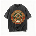 Unisex Autumn Short-Sleeve Tee – Pure Cotton with Small Printed Logo
